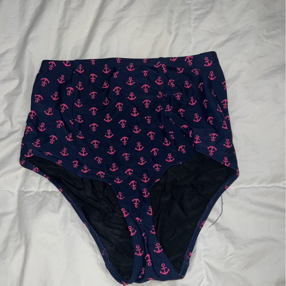 American Apparel : Size Large : high waisted bikini bottom anchors